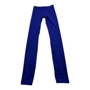 Under Armour HeatGear Blue Fitted Leggings‎ Athletic Yoga Workout Women's XS